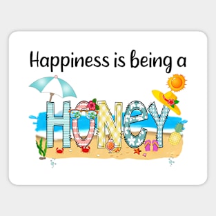 Happiness Is Being A Honey Summer Beach Happy Mother's Day Magnet